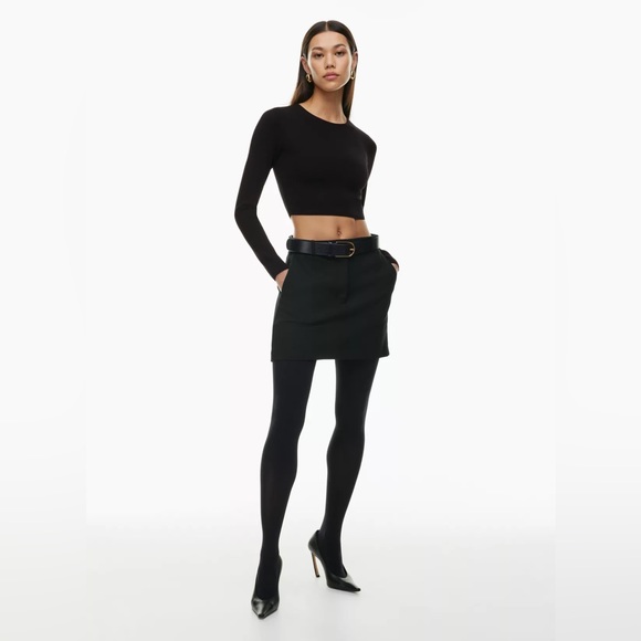 ARITZIA Babaton Sculpt Knit Forefront Longsleeve - Picture 3 of 12